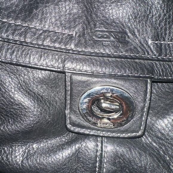 Vintage COACH Penelope Woman's Black Pebbled Genuine Leather - Picture 11 of 12